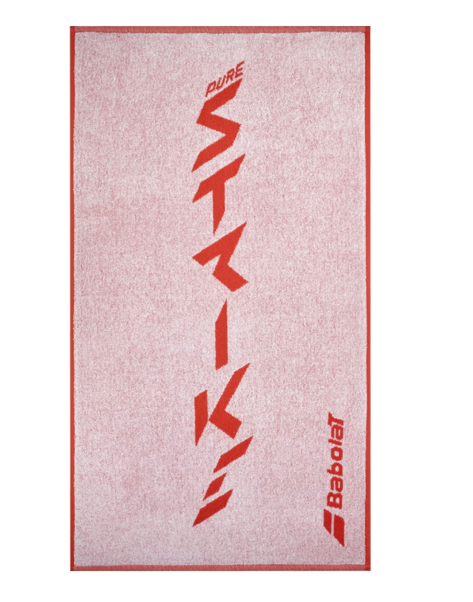 Babolat Medium Tennis Towel (Strike Red/White)