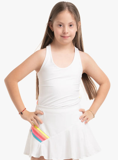 Girls Lucky In Love Prisma Stripe Tank