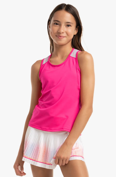 Girls Lucky In Love Tiebreak Tank