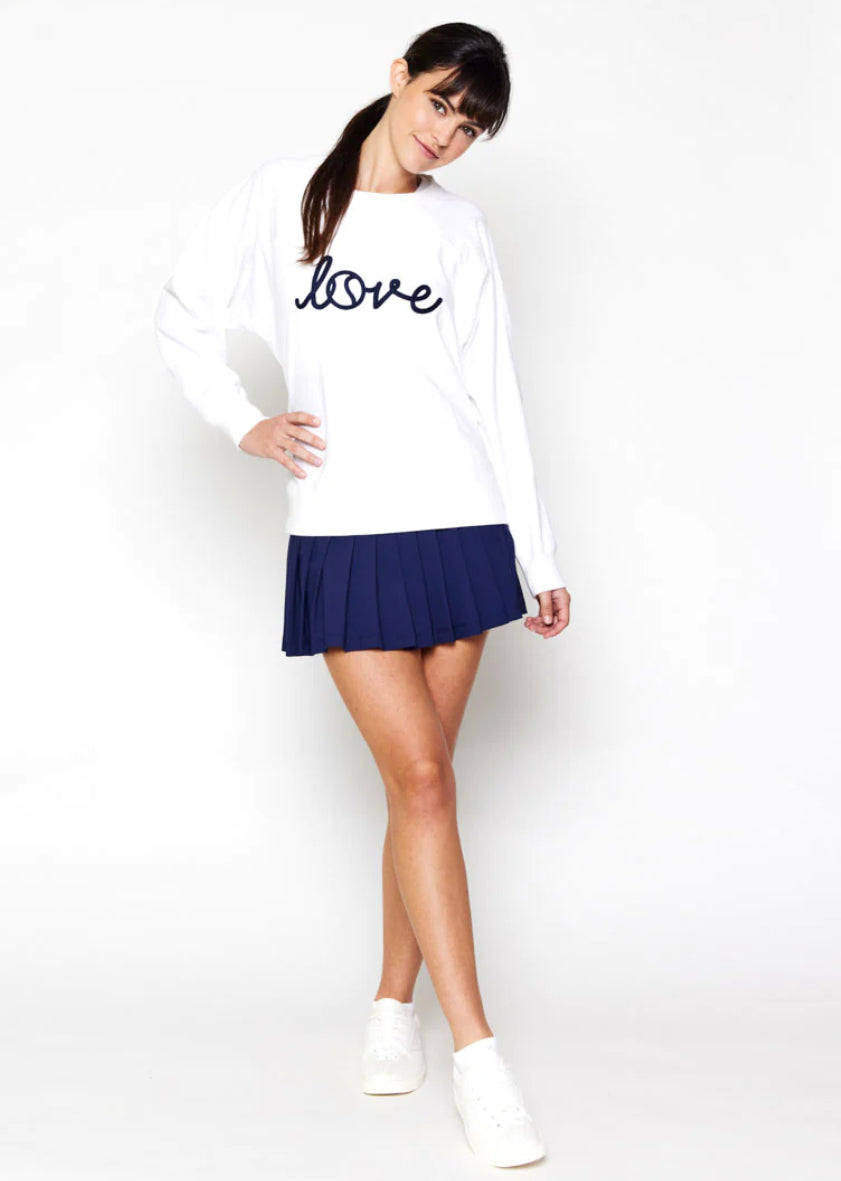 Ladies Ame & Lulu Love Stitched Sweatshirt