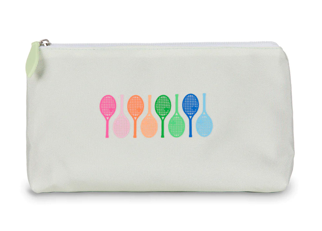Ame & Lulu Rainbow Racquets Everyday Pouch