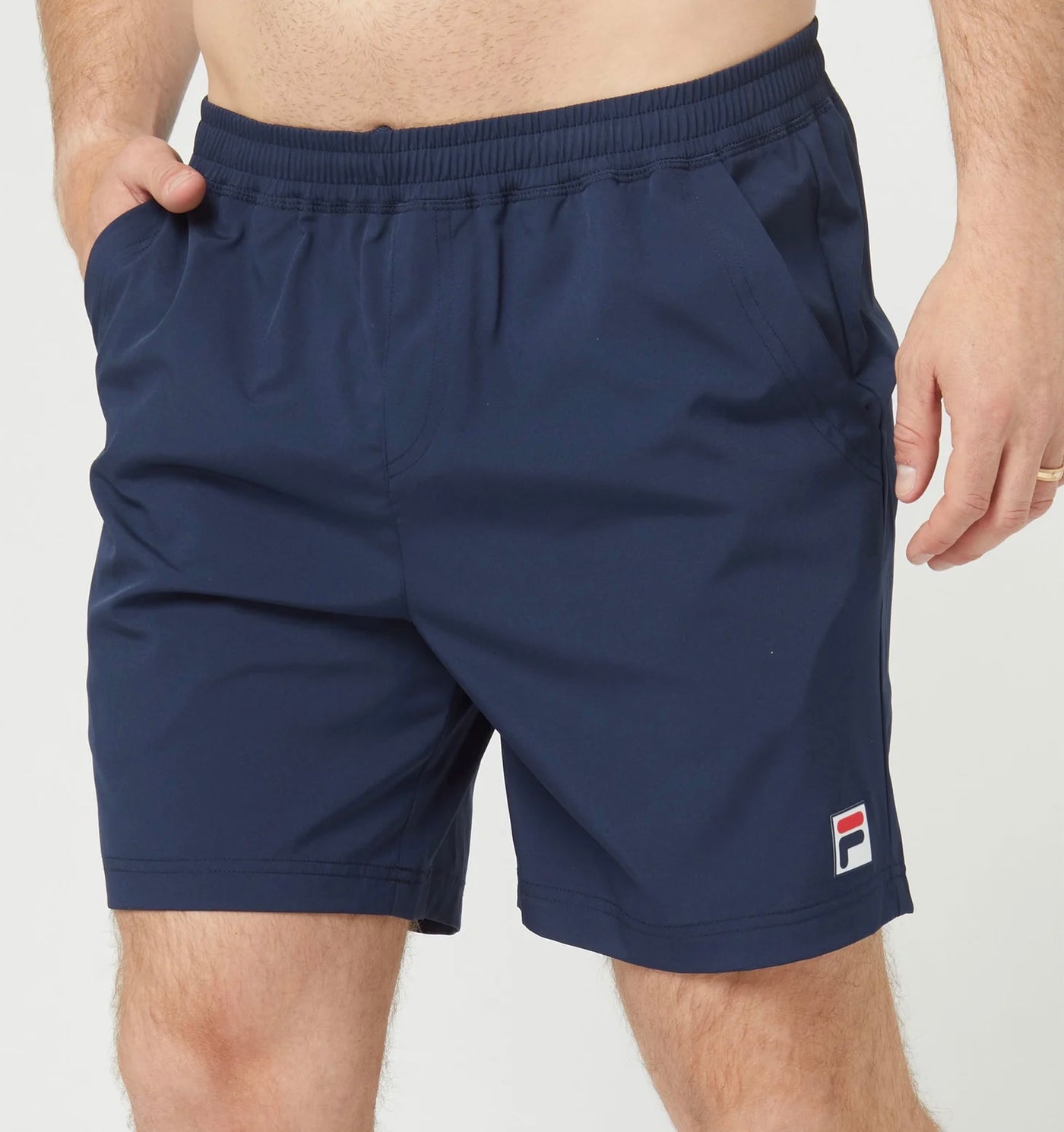 Mens Fila Essential 7in Solid Woven Short (Navy)