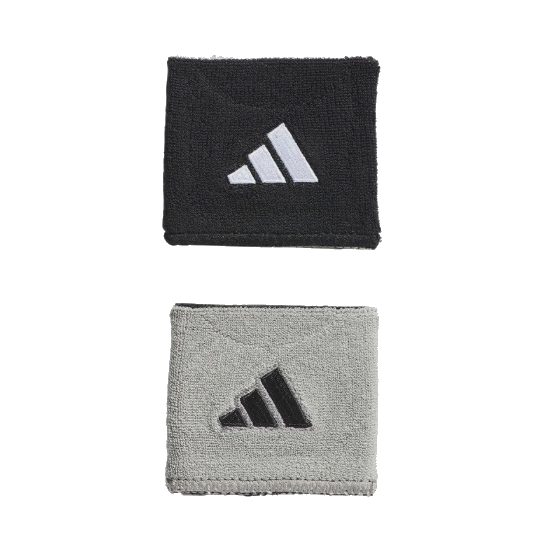 Adidas Interval Small Reversible 2.0 Wristband (Black/Grey)