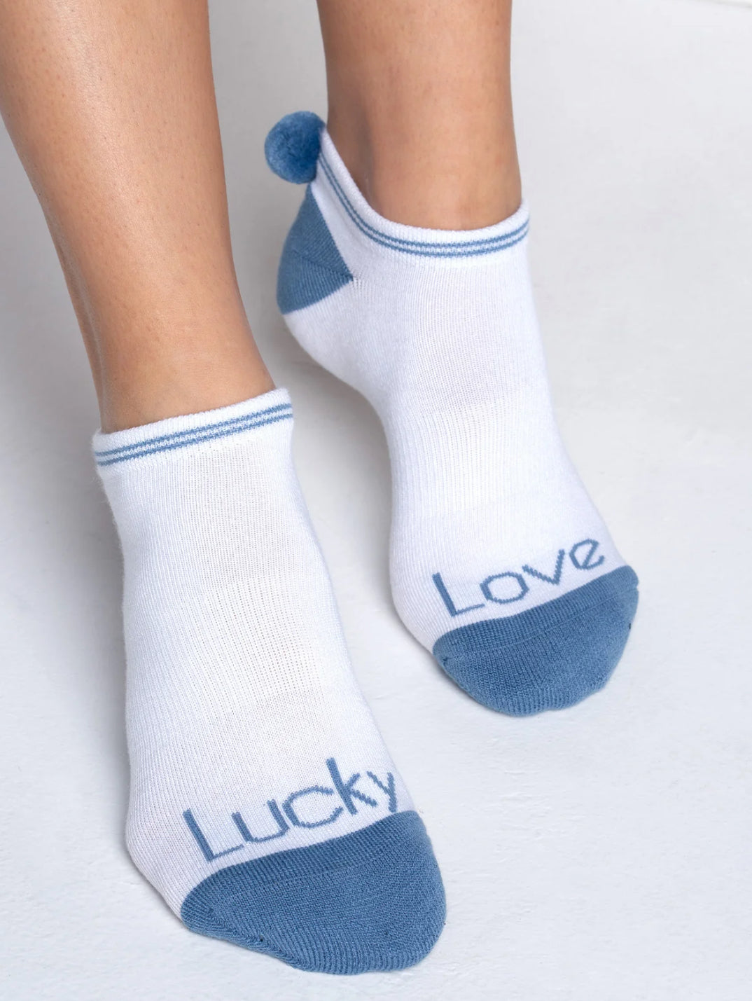 Ladies Lucky In Love Got The Blues Socks