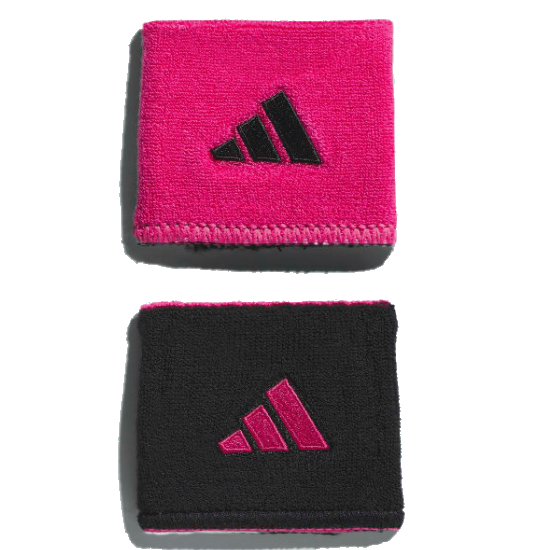 Adidas Interval Small Reversible 2.0 Wristband (Shock Pink/Black)