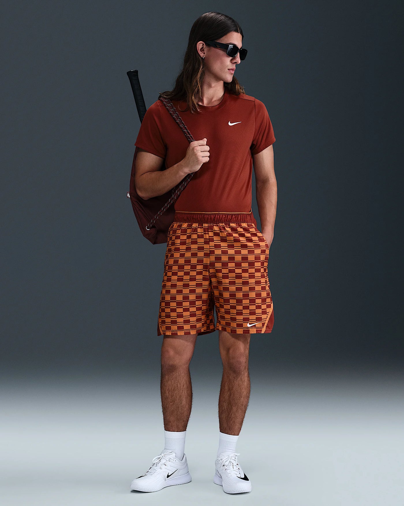 Mens Nike Victory 9" Short (Brown)