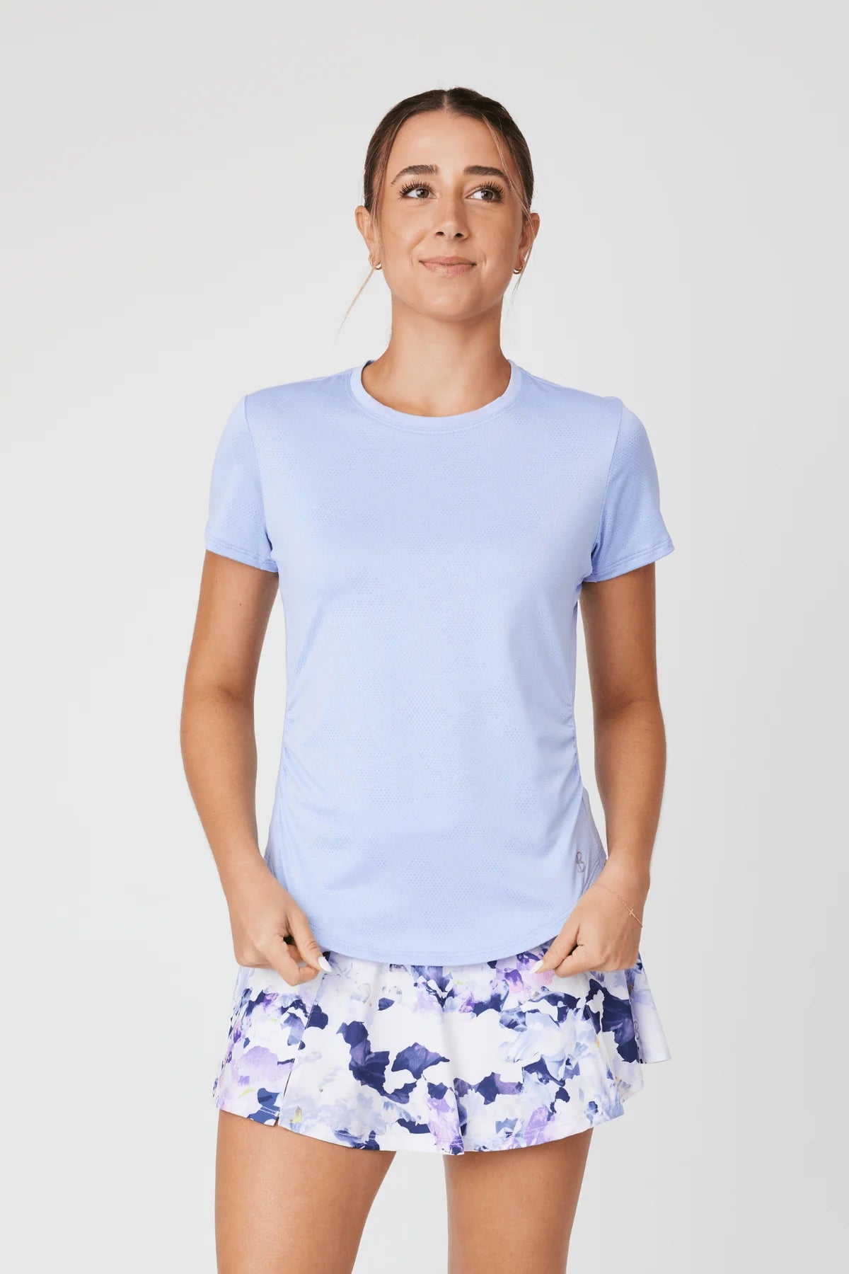 Ladies Sofibella Lilac Dream Short Sleeve Top