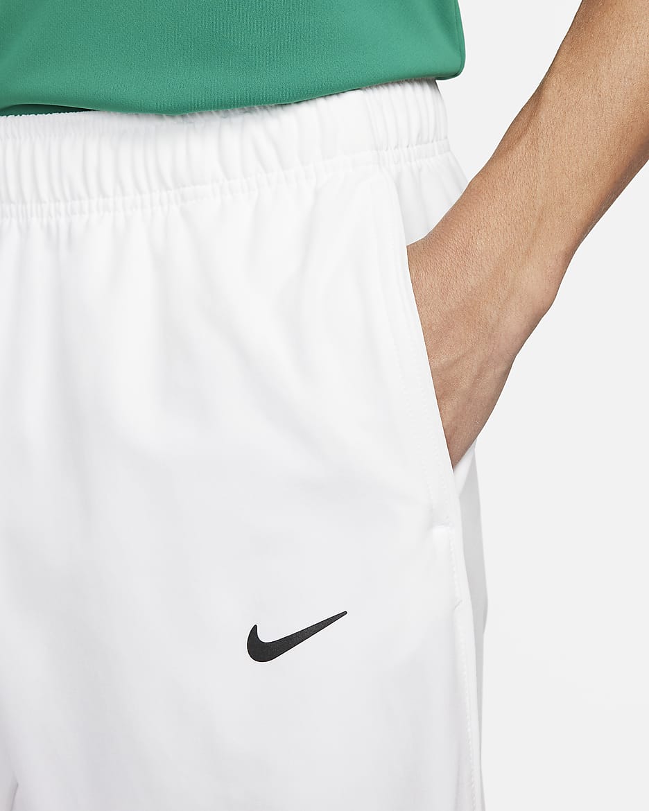 Mens NikeCourt Advantage Pants (White)