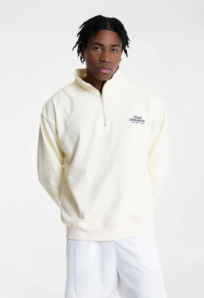 Unisex Court Club Embroidered Half-Zip