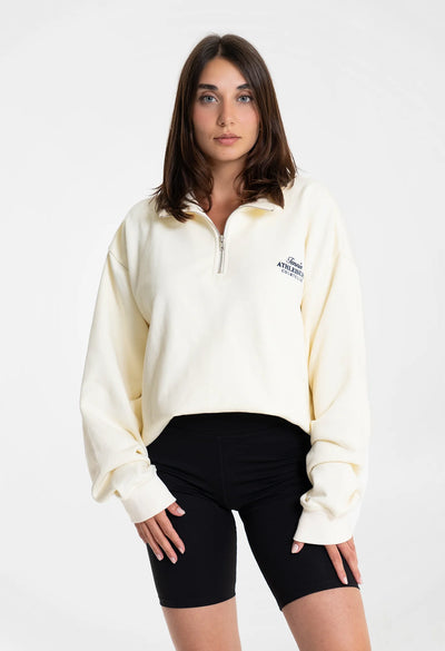 Unisex Court Club Embroidered Half-Zip