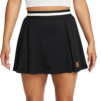 Ladies NikeCourt Dri-Fit Heritage Skirt (Black)