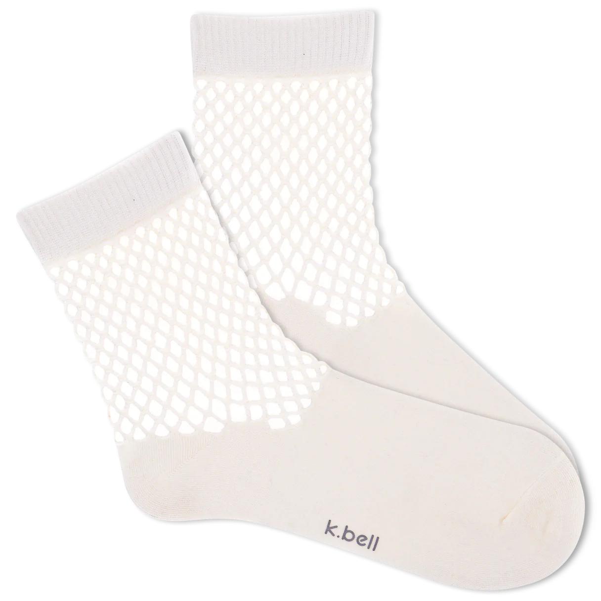 K Bell Tennis Net Sock (Cream)