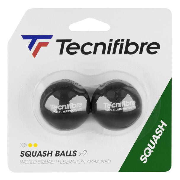 Tecnifibre Squash Ball DYD 2Pk
