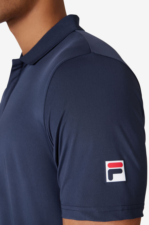 Mens Fila Essentials Short Sleeve Tennis Polo