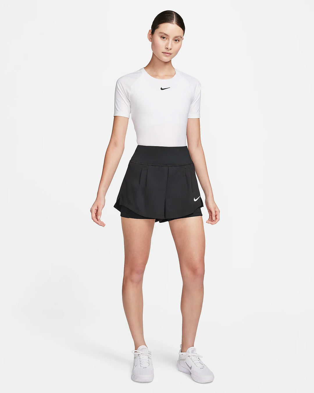 Ladies NikeCourt Advantage Dri-Fit Tennis Short (Black) – Mason's