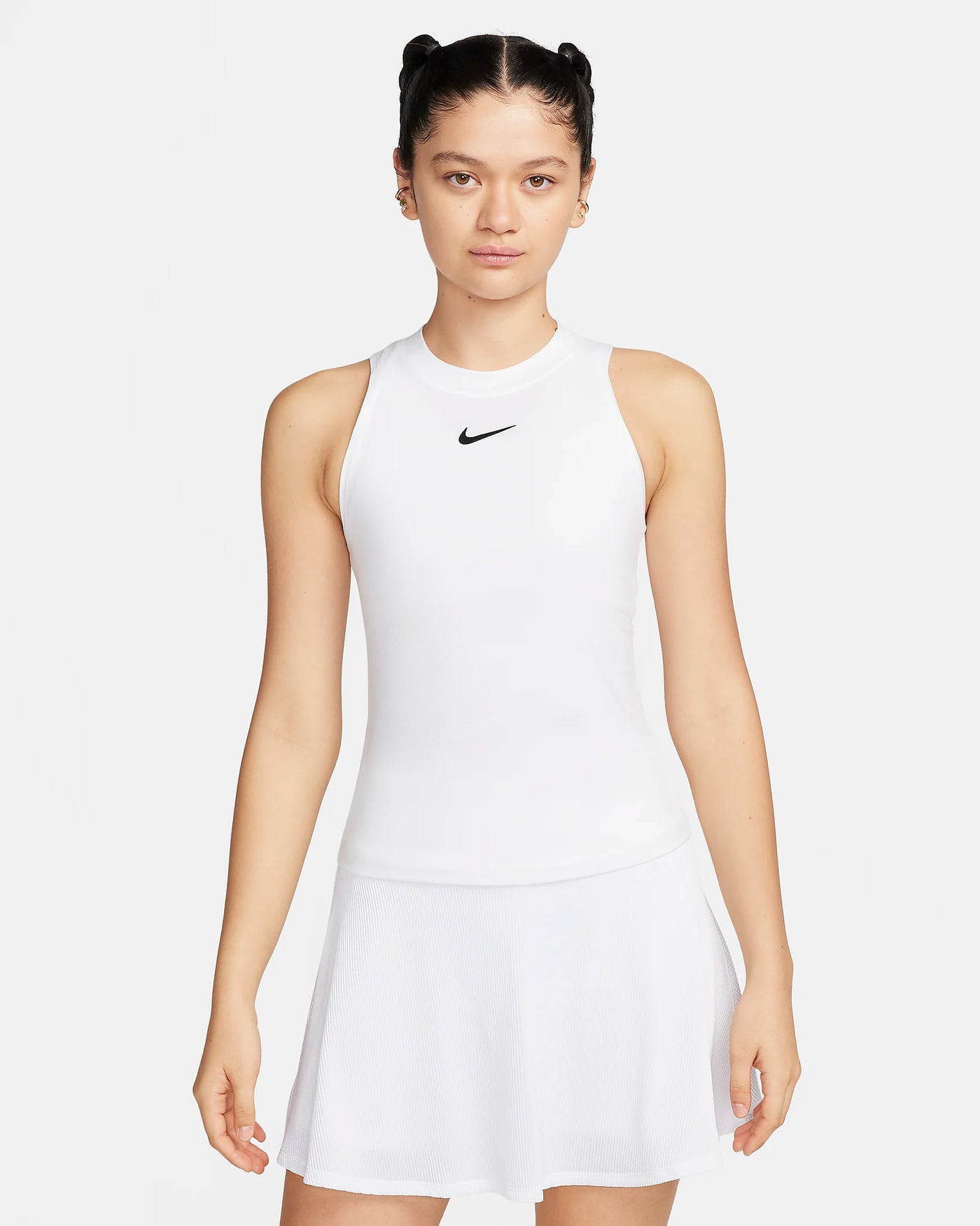 Ladies NikeCourt Dri-Fit Advantage Tank (White)