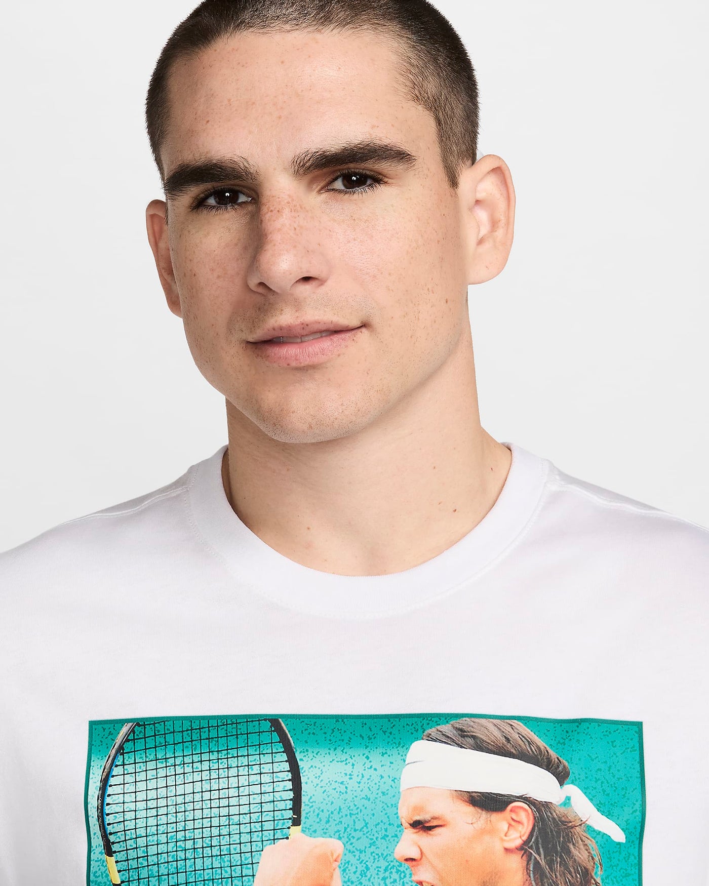 Mens Nike Vintage Rafa Dri-Fit Tee (White)