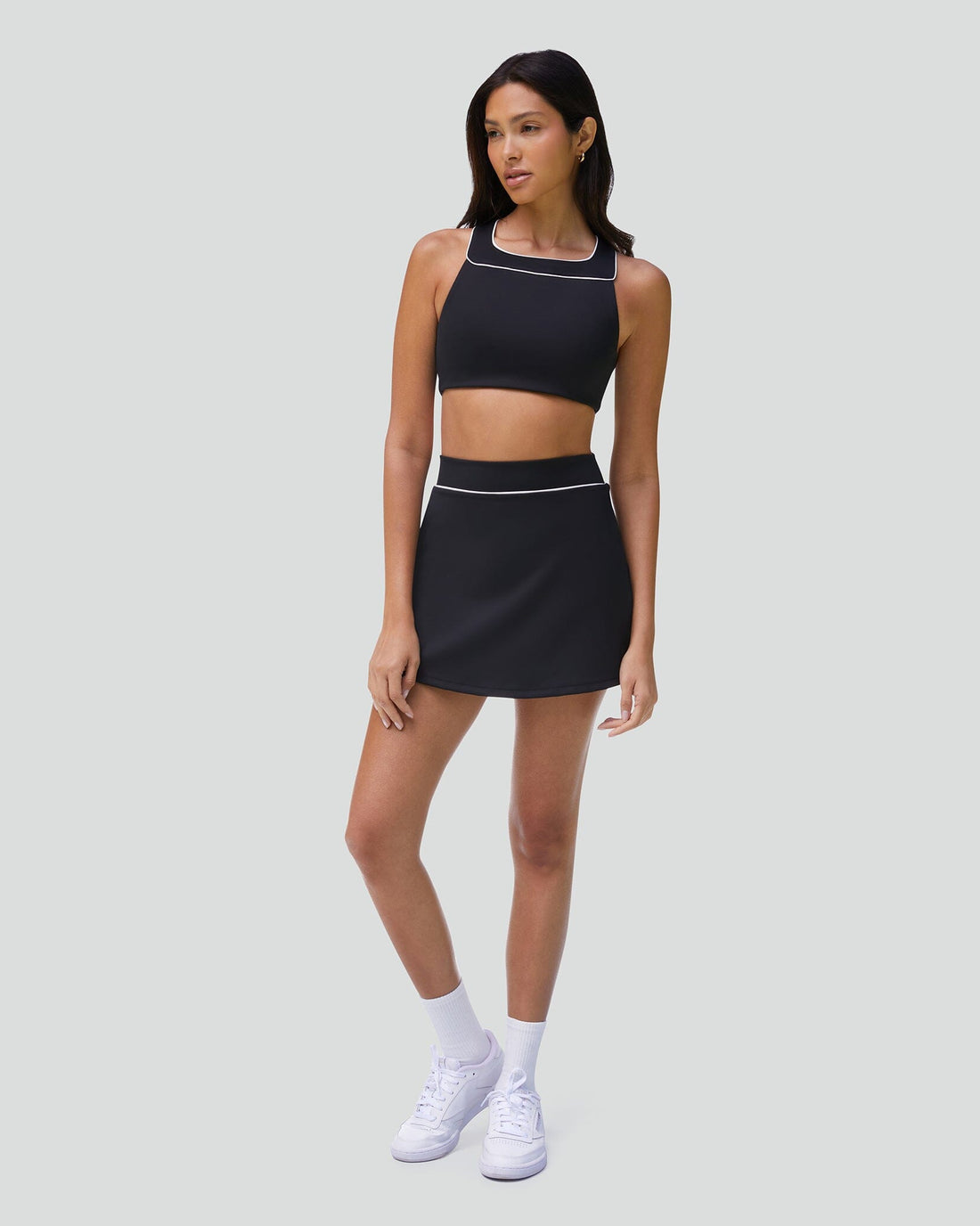 Ladies IVL High Rise Tennis Skort