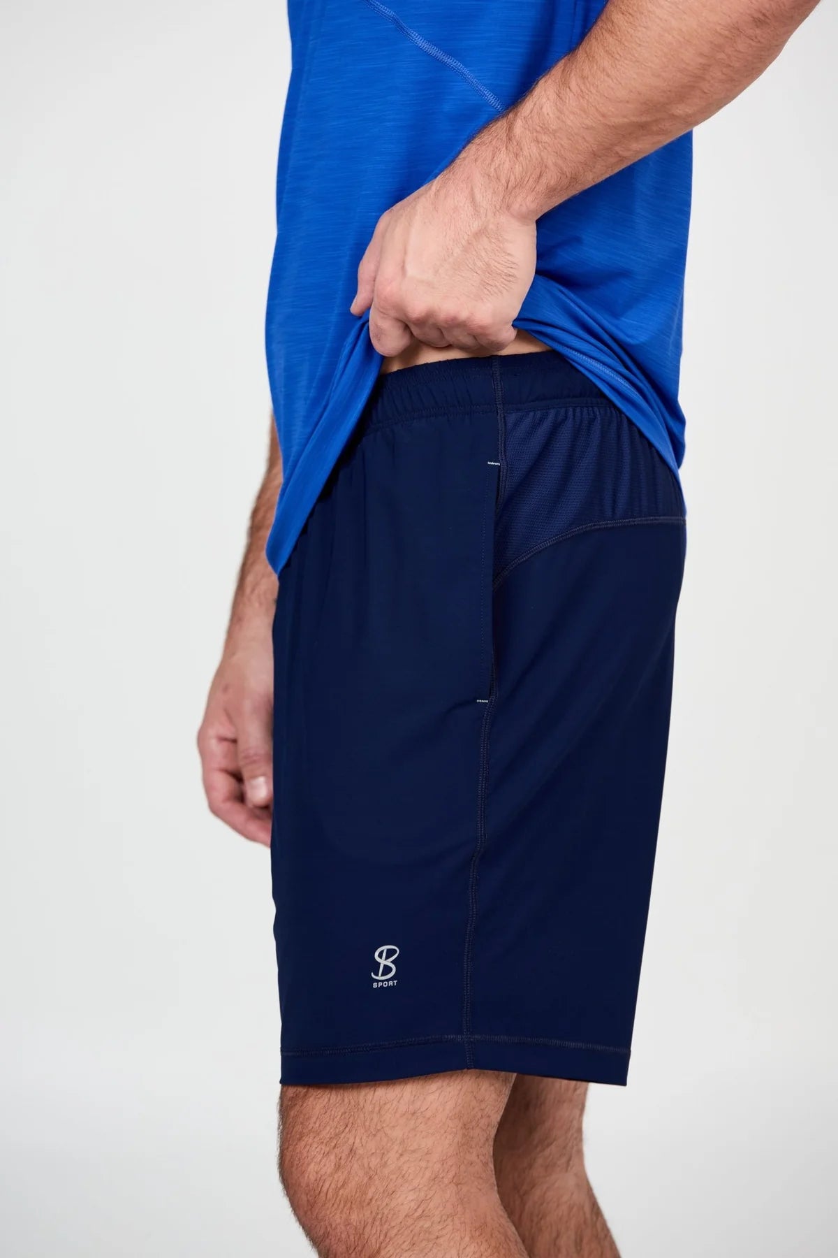 Mens BSport 7” Vented Short (Navy)