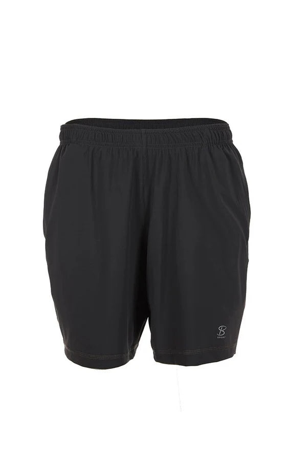 Mens BSport 7” Vented Short (Black)