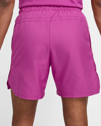 Mens Nike Victory 7" Tennis Shorts (Hot Fuchsia)