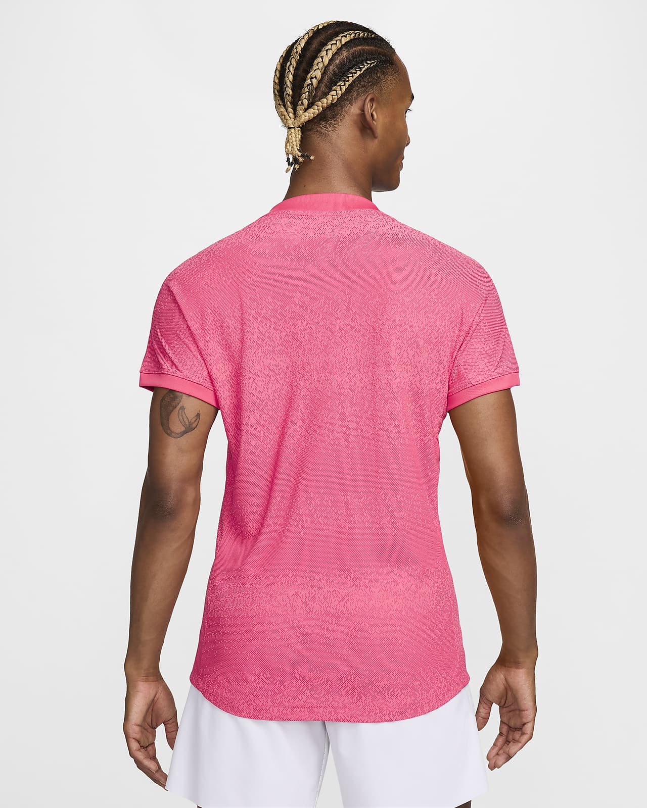 Men's Dri-FIT ADV Short-Sleeve Tennis Top (Aster Pink)