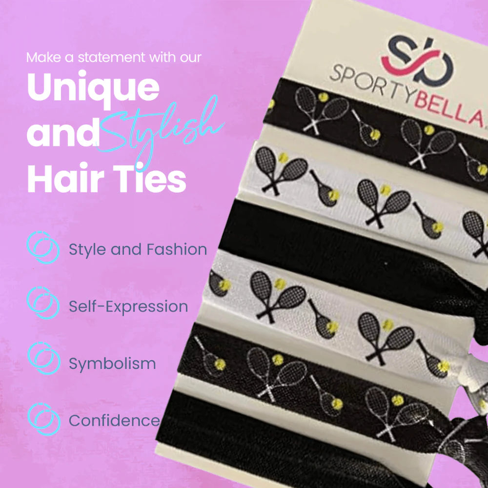 Born To Rally Tennis Hair Ties