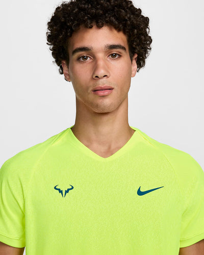 Men's Dri-FIT ADV Short-Sleeve Tennis Top (Volt)