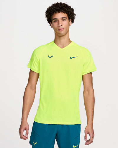 Men's Dri-FIT ADV Short-Sleeve Tennis Top (Volt)