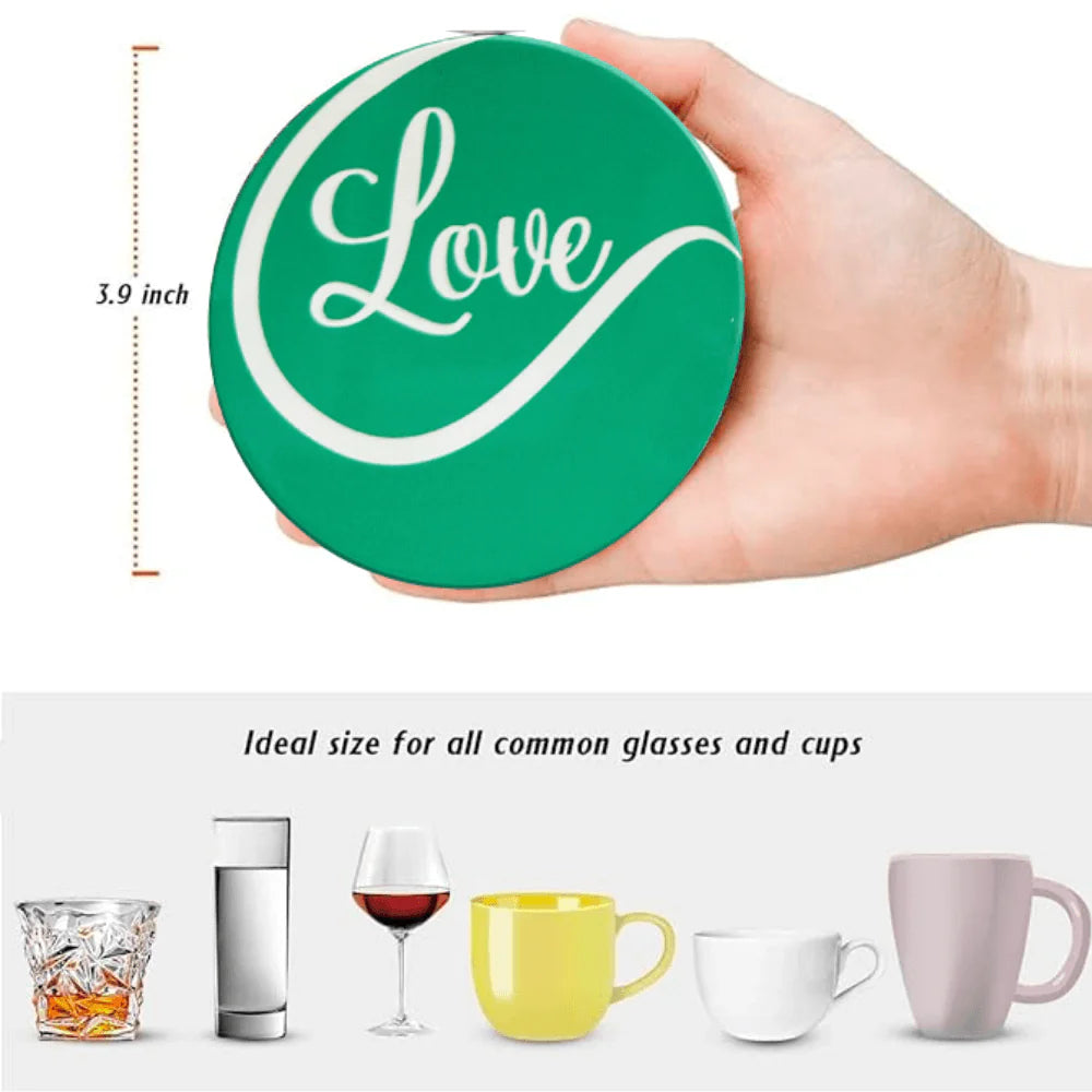 Born To Rally Tennis Love Coasters