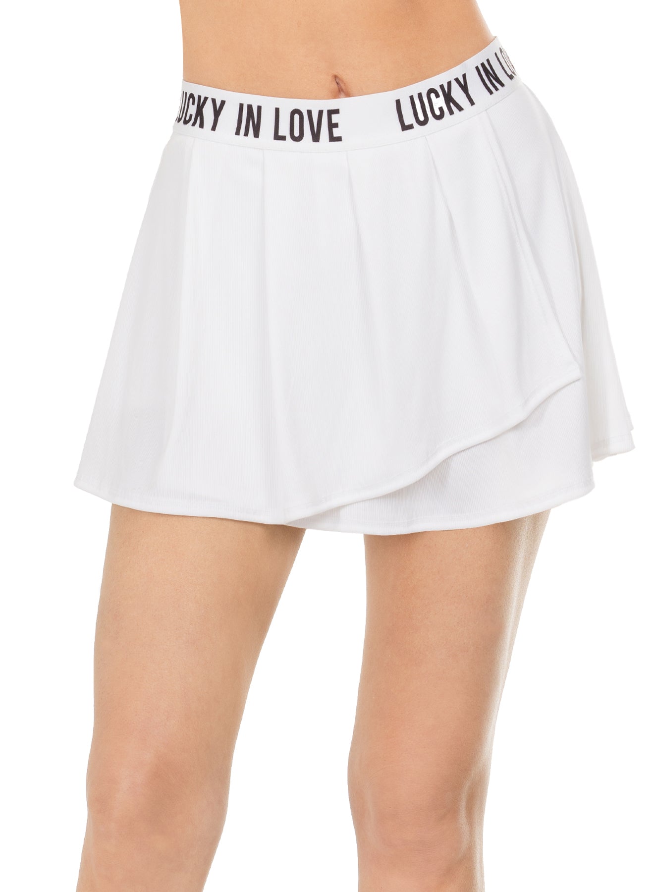 Ladies Lucky In Love Let's Get It On Skirt