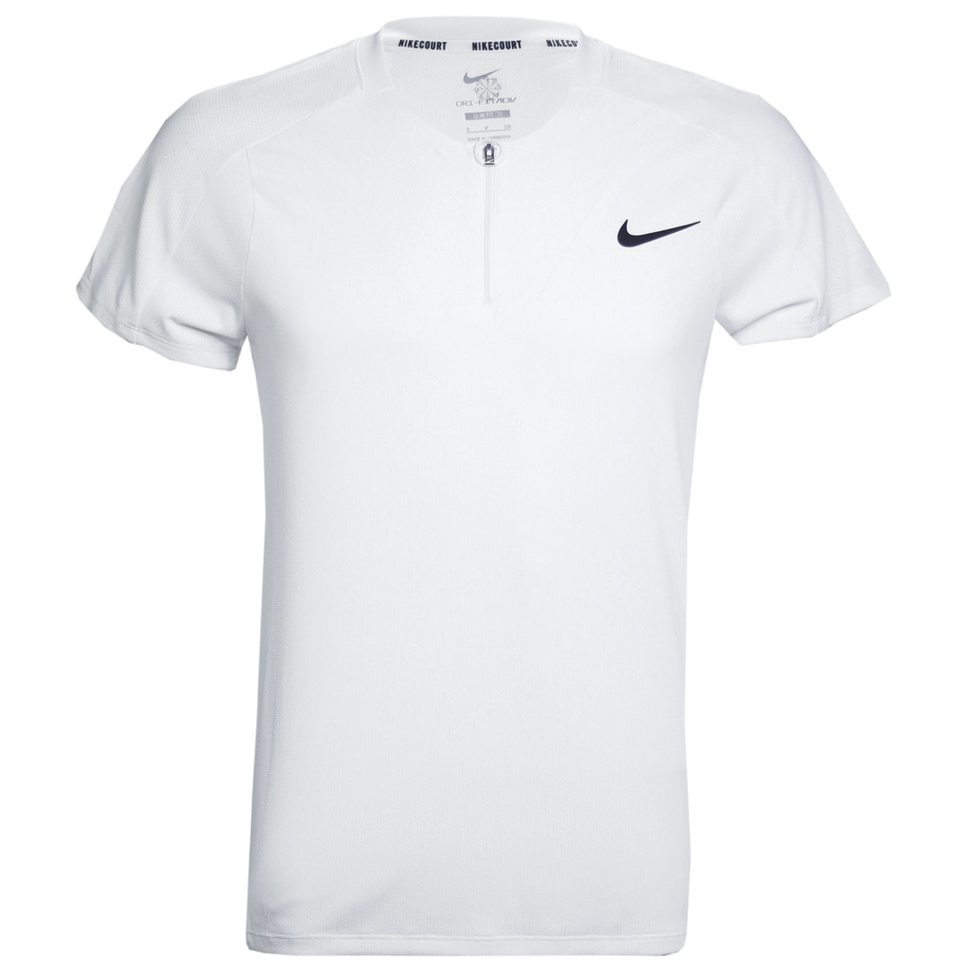 Mens Nike Dri-Fit Advantage Slam Ultimate Polo (White)