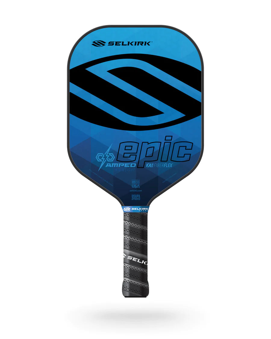 AMPED Epic Midweight Sapphire Blue Pickleball Paddle