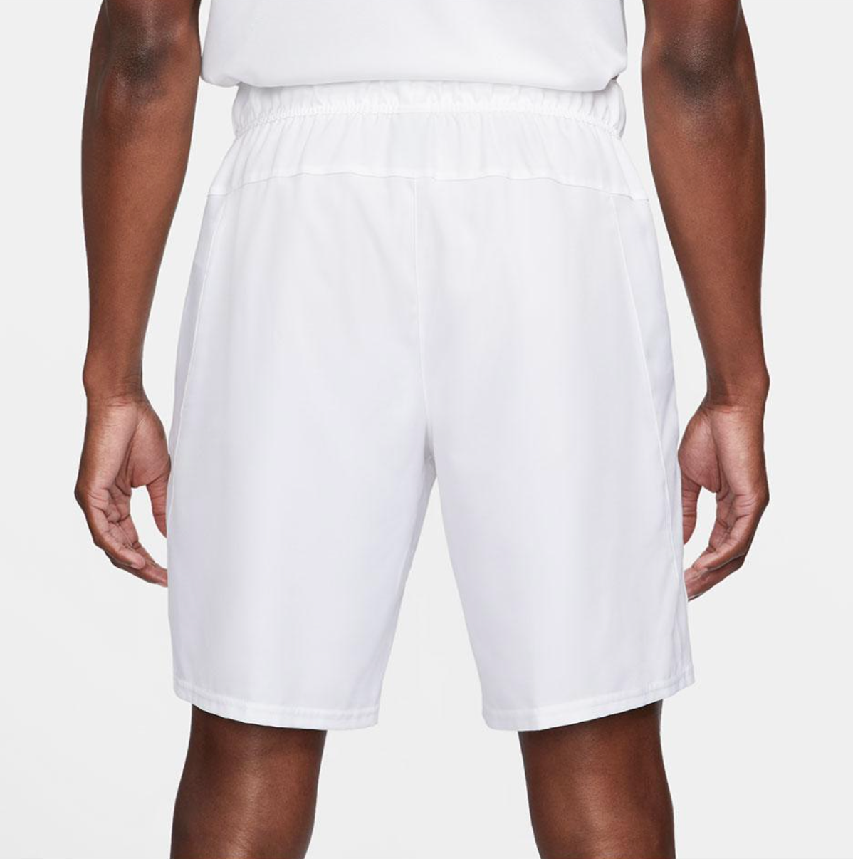 Mens NikeCourt Dri-FIT 9" Tennis Shorts (White)