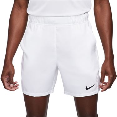 Mens NikeCourt Dri-FIT 7" Tennis Shorts (White)