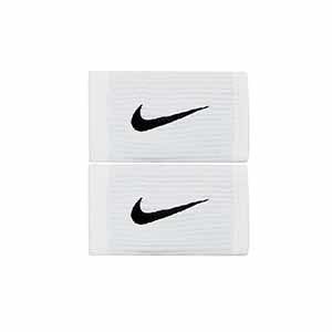 Nike Swoosh Tennis Doublewide Wristbands (White)