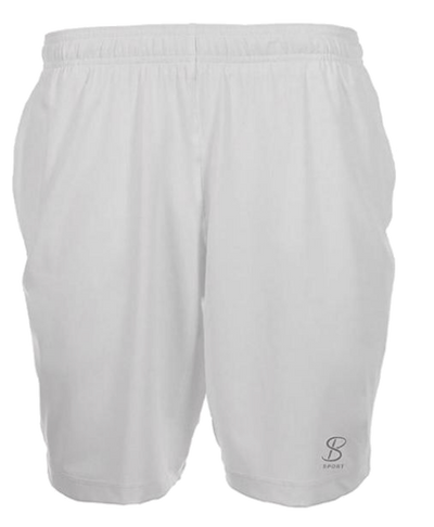 Mens BSport 7” Vented Short (White)