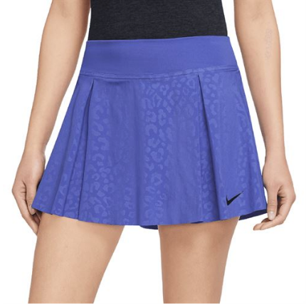 Ladies NikeCourt Dri-FIT Printed Club Skirt (Purple)