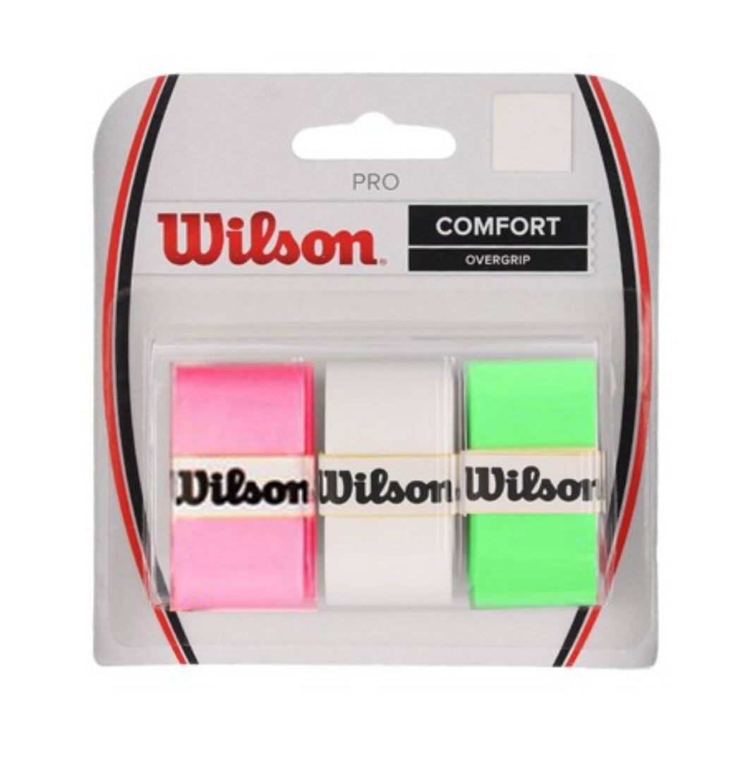Wilson Comfort Overgrip (Pink/White/Green)