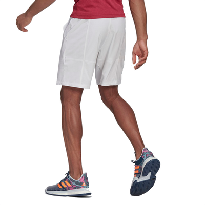 Men’s Adidas Ergo 9” Shorts (White)