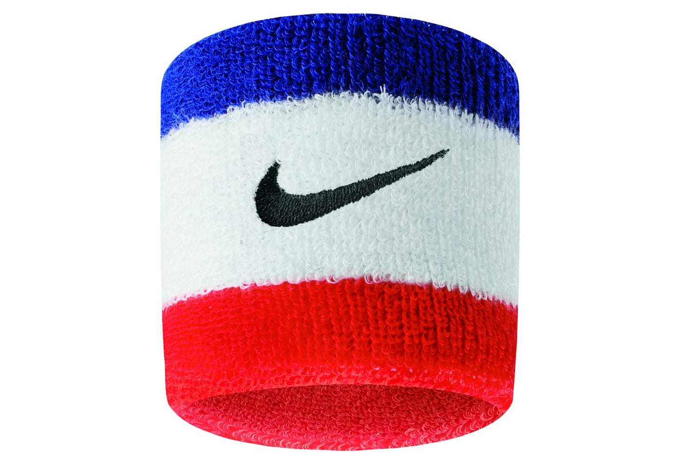 Nike Swoosh Singlewide Tennis Wristbands (Red White & Blue)