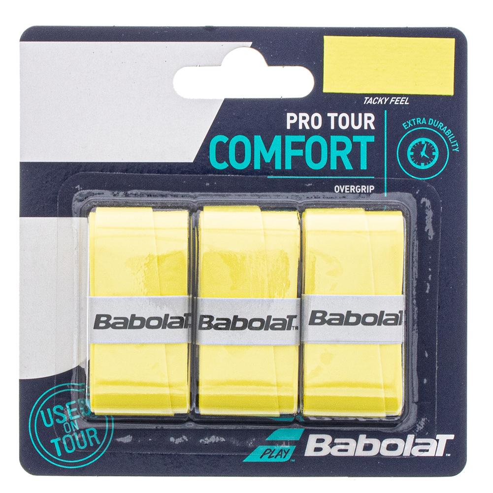 Babolat Pro Tour Comfort Grip (3 Pack) (Yellow)