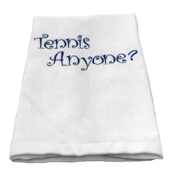 Tennis Anyone Tennis Towel