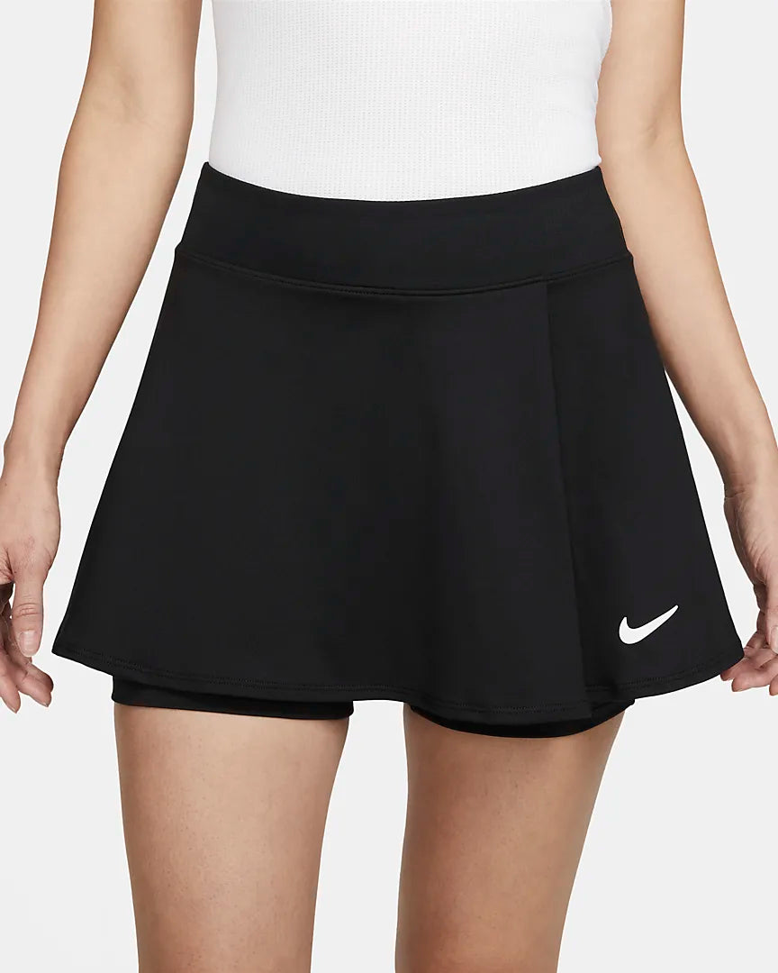 Ladies NikeCourt Dri-FIT Victory Skirt (Black)
