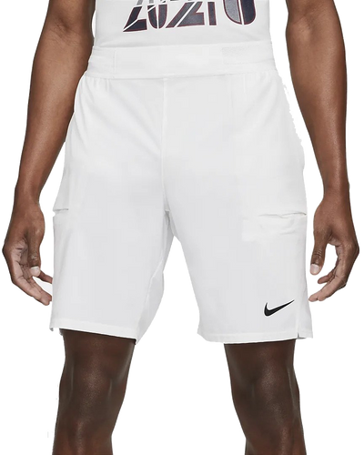 Mens NikeCourt Dri-FIT Slam Shorts (White)