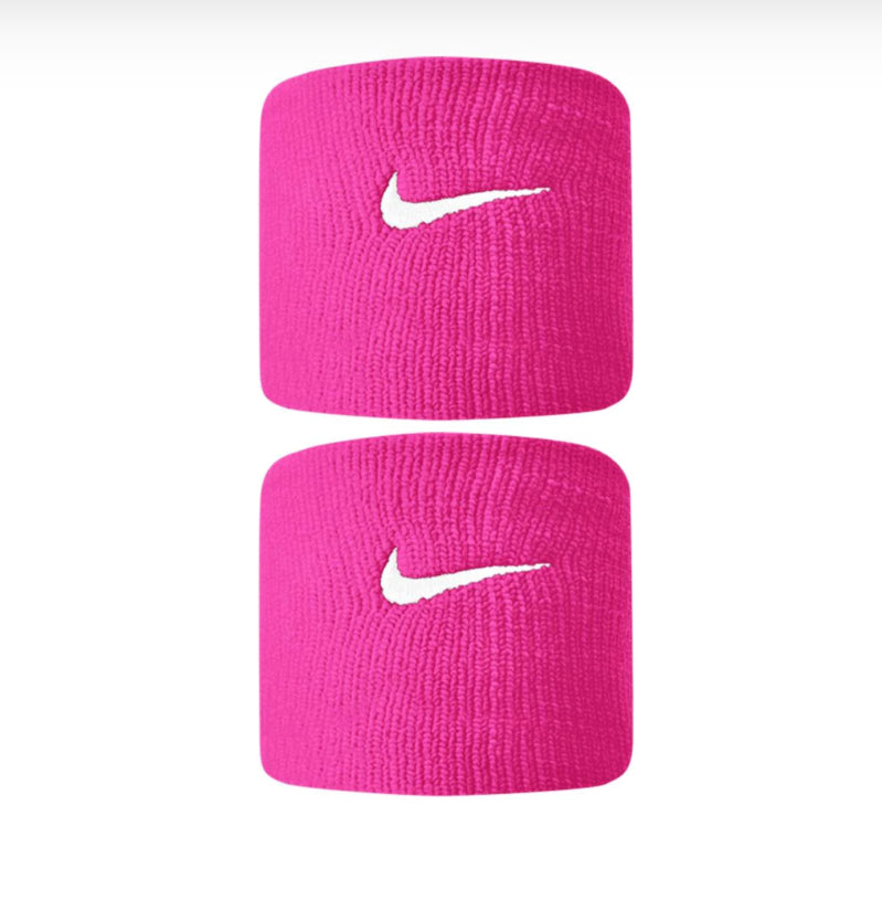 Nike Singlewide Tennis Premier Wristbands (Pink Glow)