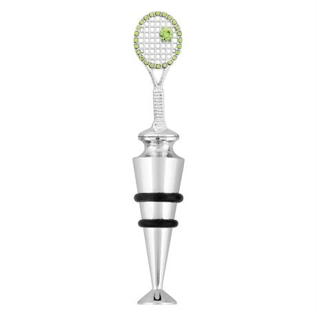 Crystal Tennis Racket Wine Bottle Stopper