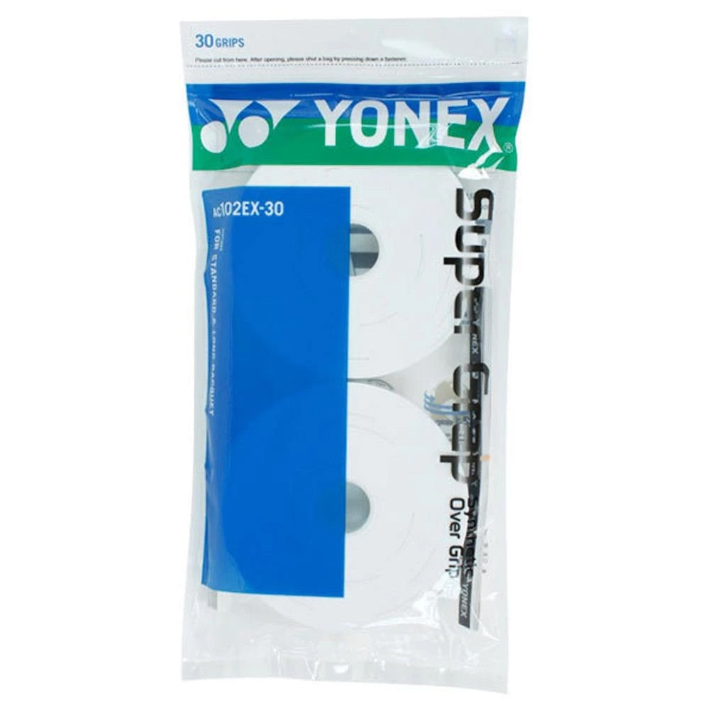Yonex Wet Super Grap 30 pack (White)