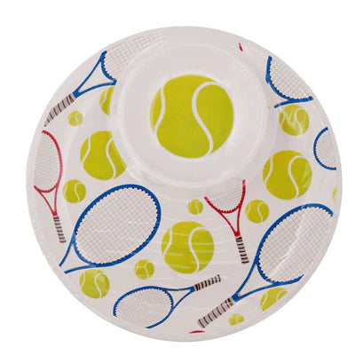 Tennis 14" Chip & Dip Platter
