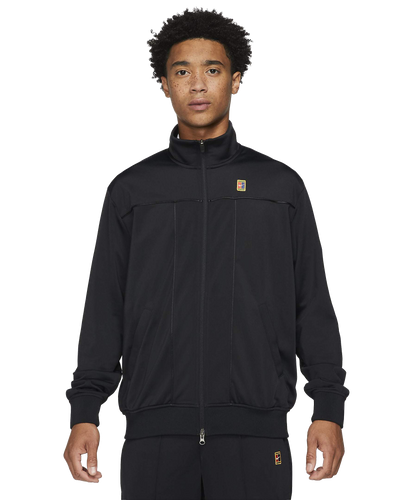 Mens NikeCourt Heritage Tennis Jacket (Black)